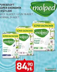 MOLPED PURE & SOFT SÜPER EKONOMİK PED ÇEŞİTLERİ